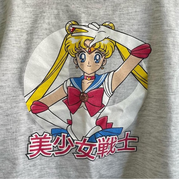 Sailor Moon Vintage Crop Top Tee - Picture 1 of 4